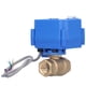 thumbnail image 5 of Válvula de bola motorizada Válvula de bola motorizada de bola de latón DN15 Accesorio hidráulico de paso recto de latón con indicación DC3‑6V, 5 of 8