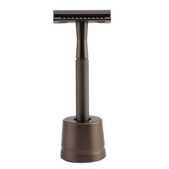 Safety Razor | Perfect for Everyday Use | Barbershop Quality Close Smooth Shave | Luxury Razor for Men,Matt black