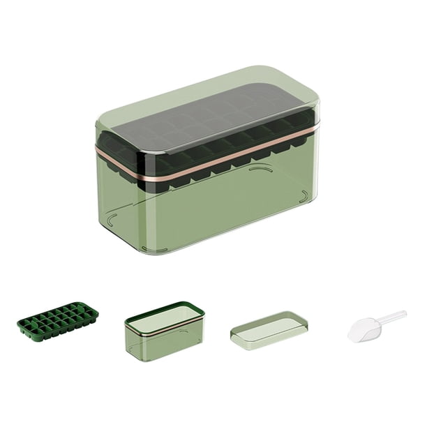 onlyliua Ofertas Flash Bandeja de Hielo Bandeja de Hielo para Cerveza Caja de Almacenamiento de Hielo de Gran Capacidad Bandeja de Hielo con Tapa