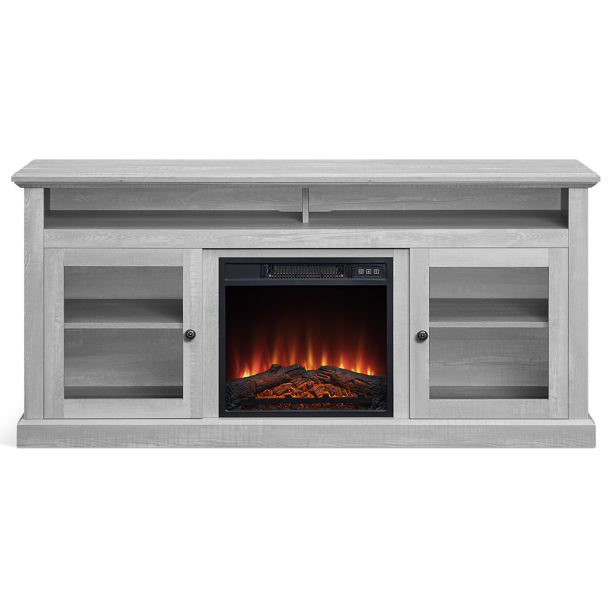 BELLEZE 60" Entertainment Center TV Stand Console With Shelves For TVs