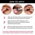 thumbnail image 5 of Pestañas postizas Ardell Accent Half Lashes 315 Natural, paquete de 4, 5 of 5