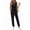 Black, variant on Jumpsuits for Women Casual Summer Sleeveless 2026 Ribbed One Piece Romper Dressy Vacation Clothes Travel Outfits
