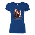 thumbnail image 2 of If It's Not a Bassett Hound Its Just a Dog Gift | Womens Dog Lover Slim Fit Junior Tee, Royal, 2XL, 2 of 3