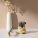 thumbnail image 4 of Pug Statue Home Decor,Yoga Sitting Pug Puppy Figurine, 4 of 5