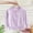 Purple, variant on BRGZLK Kids Long Sleeved Knitted Cardigan Girls Cute Solid Color Loose Round Neck Button Casual Knitted Sweater Outerwear Purple 2-3 Years