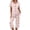 Light pink, variant on Easter Women Pajama Set 2026 Lounge Egg Bunny Printed Plus Size Short Sleeve Shirts and Capri Pant Pjs Set 2 Piece Outfits