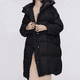 thumbnail image 4 of Chaqueta de invierno de plumón para mujer, abrigo largo tipo parka con capucha, chaqueta de plumón de pato blanca gruesa, abrigo ligero de moda hasta la rodilla para mujer, 4 of 4
