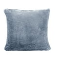 thumbnail image 4 of Home Soft Things Faux Fur Throw Pillow Cover 4 Piece Set-Orion Blue - 20" x 20", 4 of 9
