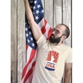 thumbnail image 2 of Independence Usa Emblem T-Shirt Men -Image by Shutterstock, Male 3X-Large, 2 of 4