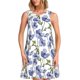 thumbnail image 1 of Fotbe Blue Flax Flowers Vestido de Verano sin Mangas para Mujer – Vestido Midi Línea A, Estilo Camiseta Floral, Vestido Playero Casual y Fluido, 1 of 7