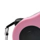 thumbnail image 5 of Correa retráctil para mascotas con botón de control y asa ergonómica, correa segura para pasear perros, para gatos y conejos, 5 m, color rosa, 5 of 12