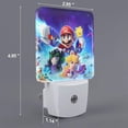 thumbnail image 2 of Saiise Mario Print LED Night Light for Bathroom,Hallway,Bedroom,Kids Room,Stairway-EU, 2 of 7
