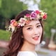 thumbnail image 4 of Diadema de hadas para mujer - Flores - Corona de flores - Corona de flores - Para mujer - Boda 18 cm - B, 4 of 5