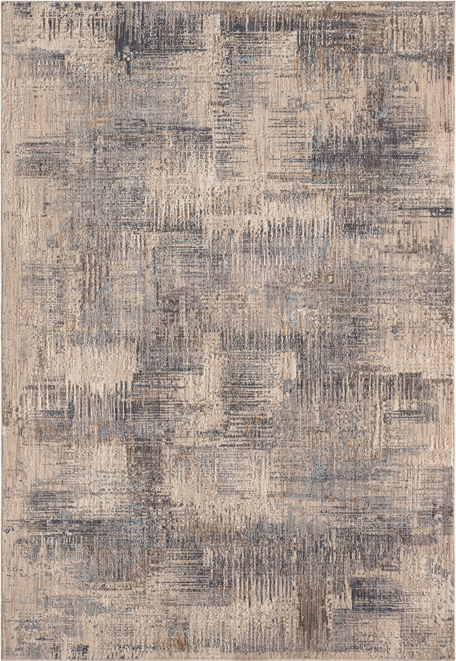 United Weavers Utopia Lorraine Contemporary Abstract Area Rug, Blue, 7'10" x 10'6"