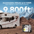thumbnail image 3 of Calentador de Agua KINGRVER KRVG48 48,000 BTU 12V Propano 2.5 GPM, 3 of 8