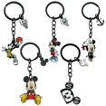 thumbnail image 2 of Disney-Llavero clásico de Mickey Mouse, mochila escolar, esmalte de Metal, Minnie, Anime, colgante, joyería, regalo creativo, 2 of 4