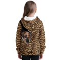 thumbnail image 3 of Pzuqiu Leopard Print Hoodie Sweatshirt for Girls Size 6-7 Personalized Versatile Girls' Fashion Hoodies & Sweatshirts Lightness Long Sleeve Jacket Outfits for Kids and Toddlers, 3 of 7