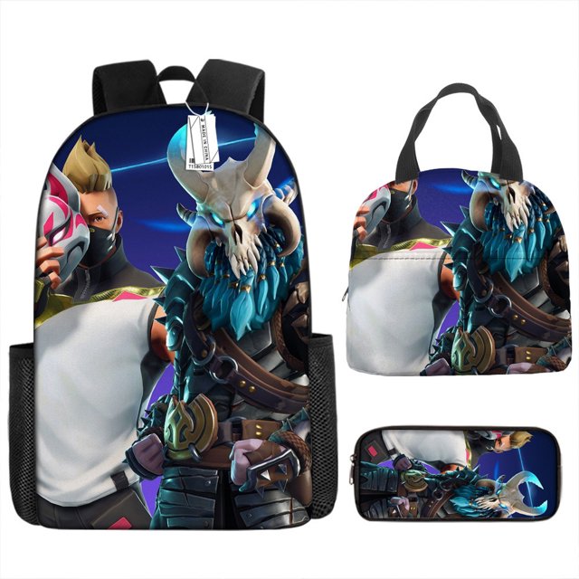 Fortress Night Children's Schoolbag Primary And Secondary School Student Backpack Lightweight Digital Print Lunch