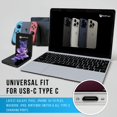 thumbnail image 2 of Tapones antipolvo PortPlugs USB-C (paquete de 10) - Compatible con iPhone 15 Galaxy S24-S20 Pixel MacBook iPad Switch y todos los puertos tipo C - Incl. Cepillo de limpieza PortPlugs (negro), 2 of 5