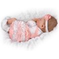 thumbnail image 4 of The Ashton - Drake Galleries Ava Lifelike TrueTouch® Silicone Baby Girl Doll with Pink Jumper Weighted for Realism Fully Poseable by Linda Murray 18-Inches, 4 of 5
