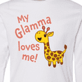 thumbnail image 4 of Inktastic My Glamma Loves me- cute giraffe Long Sleeve Youth T-Shirt, 4 of 5