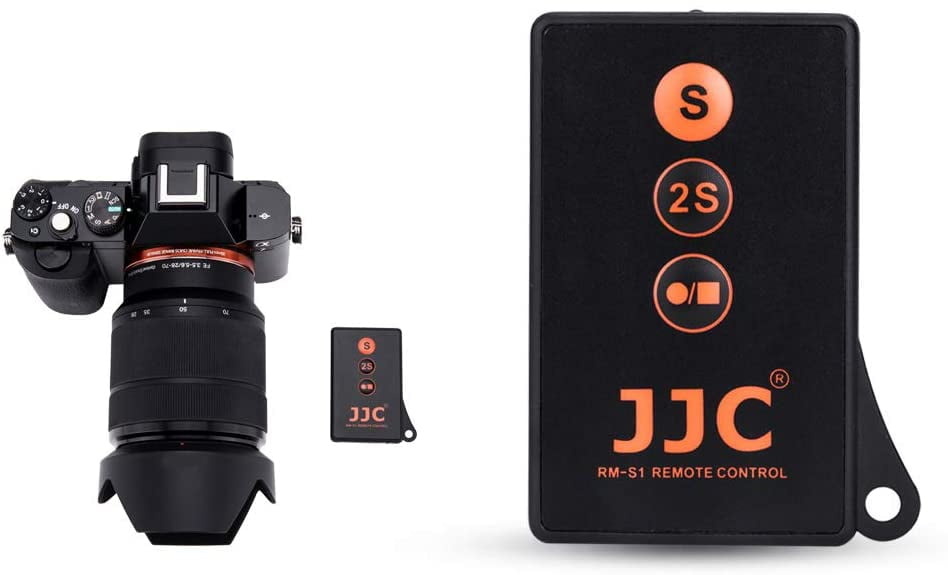 JJC IR Wireless Remote Control with Extra Start/Stop Video Button for