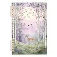 thumbnail image 7 of FORMRS 1-Subject Spiral Notebook 8" x 5" College Ruled 60 Refillable Sheet A5 Hard Cover, 2 Pack, Purple Deer, 7 of 7