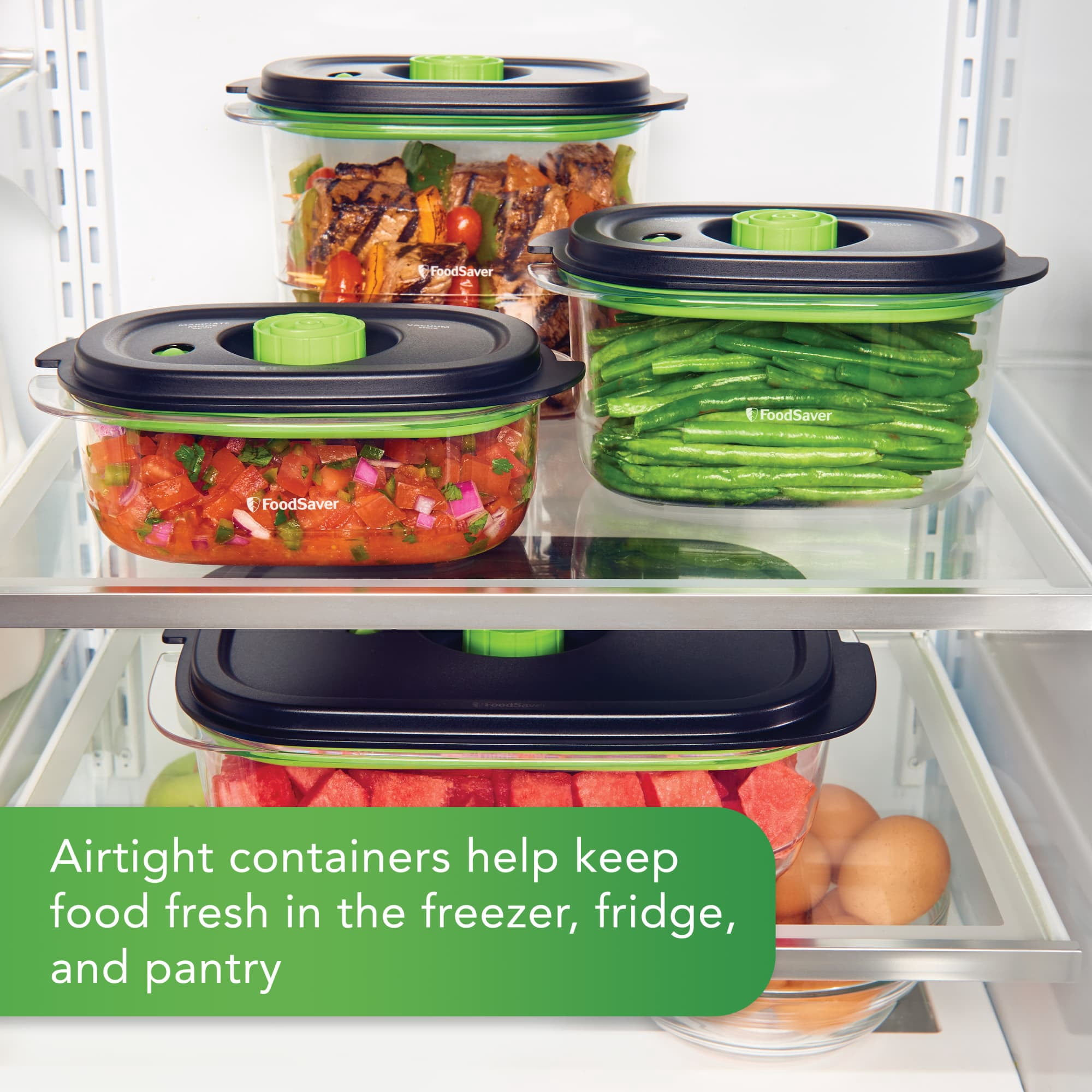 FoodSaver 10 Cup Preserve & Marinate Vacuum Sealer Container for FoodSaver Handheld Vacuum Sealers, BPA-Free Vacuum Sealable Container for Airtight Food Storage & Marinating