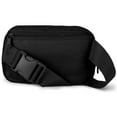 thumbnail image 3 of iFLY Unisex Travel Belt/Sling Bag with Adjustable Shoulder or Waist Strap, Black, 3 of 7