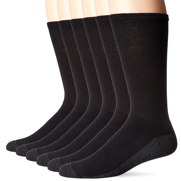 Hanes Men's ComfortBlend Max Cushion Crew Socks