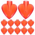 thumbnail image 1 of GOOHOCHY 50 cubiertas para bombillas: pantalla de corazón, pantalla de cadena de luces, minipantallas decorativas para LED de 5 mm, decoración para San Valentín, bodas, aniversarios y Navidad., 1 of 8