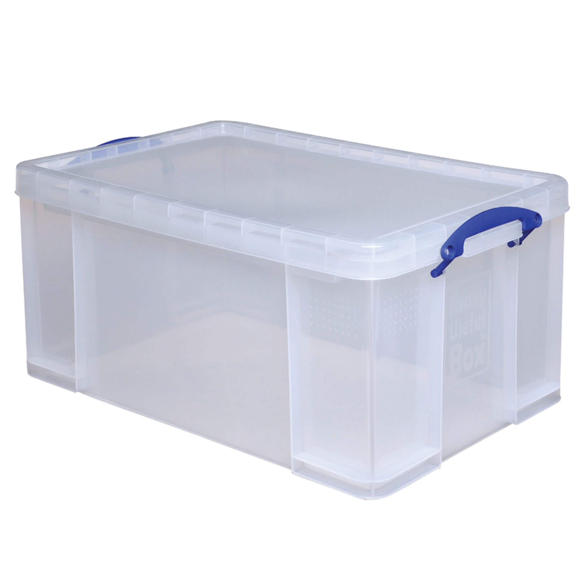 Really Useful Plastic Clear Collectors Linen Clothing Bed Storage Box 20 Litre 