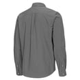 thumbnail image 3 of Men's Antigua Black Miami Marlins Porter Woven Long Sleeve Button-Down Shirt, 3 of 3