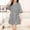 Gray, variant on FAHXNVB Womens Plush Bathrobe Short Sleeve Warm Fleece Robe Super Soft Plush Robe Winter Velour Bathrobe with Pockets and Belt