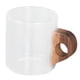 thumbnail image 5 of Taza de Café de Vidrio Resistente al Calor con Mango de Madera ZHCH 280ml, 5 of 5