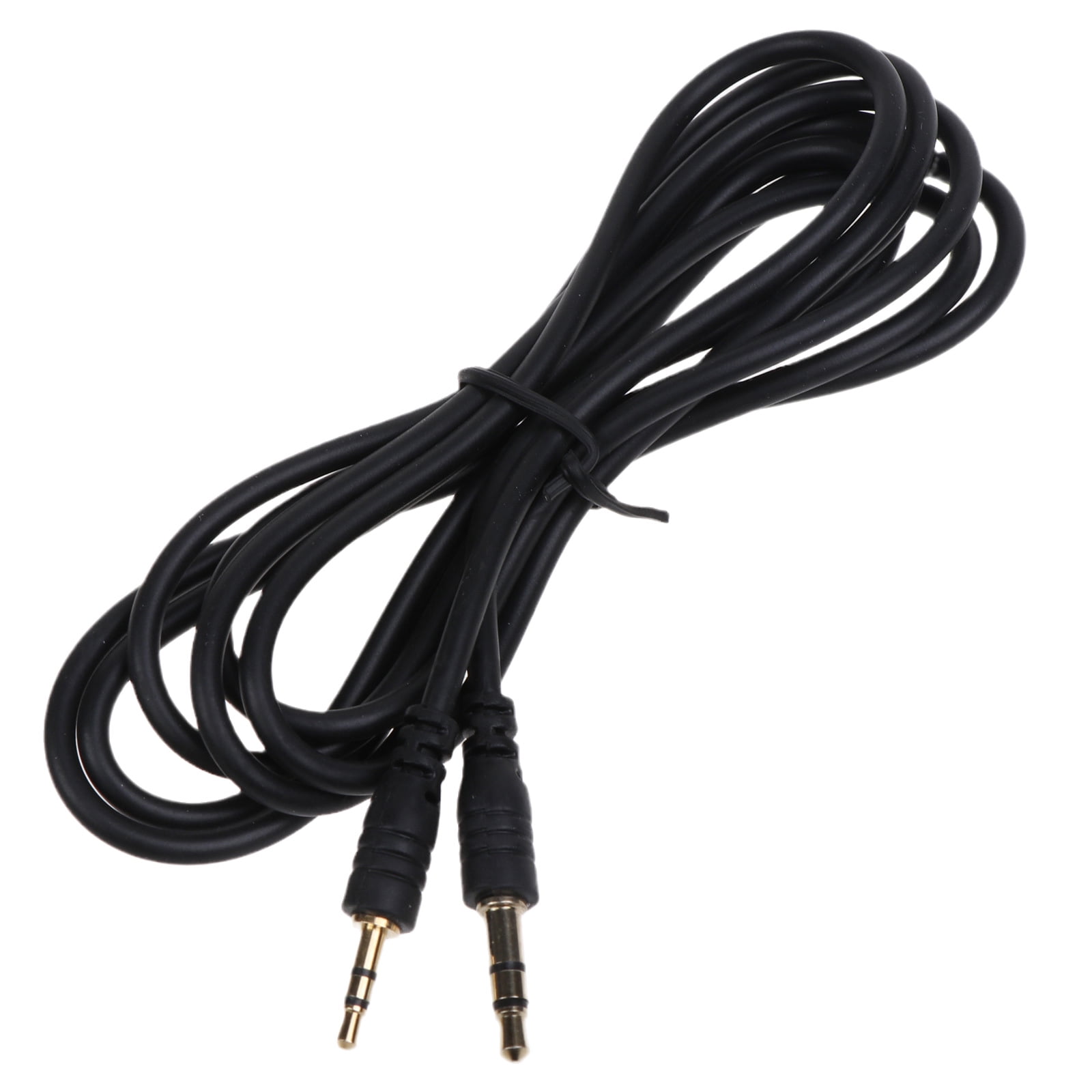 Black Gold Plated 3.5mm Male to 2.5mm Male Car Auxiliary Audio Cable