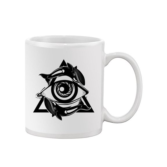 All Seeing Eye With Whales Mug -Image by Shutterstock,