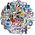 thumbnail image 1 of 50PCS Winter Skiing Stickers,Ski Cartoon Decals Vinyl Waterproof Stickers for Water Bottle Laptop Luggage Helmet Skateboard Snowboard Guitar Scrapbook, 1 of 4