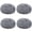 Z2-Silver*4, variant on Stainless Steel Scrubber,Steel Wool Scrubber,Metal Sponge Wire Scouring Pad,Steel Wool Srubber for Scouring Stubborn Messes from Pots and Pans, Stoves,Broiler Racks,Grills(Z1-Silver*1)
