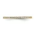 thumbnail image 4 of 14k Yellow Gold Round Cut Diamond Eternity Wedding Band Anniversary Ring Size 4.5 - 1/2 Ct., 4 of 5