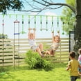 thumbnail image 2 of Qaba 10 Piece Obstacle Course for Kids, with 2 Monkey Bars, 2 Gym Rings, 2 of 10