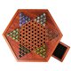 thumbnail image 1 of Juego Juego De Mesa De Damas Chinas De Madera Con Bola De Cristal Y Cajones Juego De Estrategia Juego De Damas De Madera Hexagonal Para Niños Y Principiantes, 1 of 6