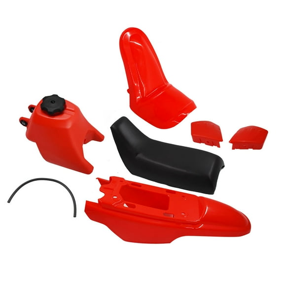 Plastic Fender Body Seat Gas Tank Kit Red Fit for Yamaha PW50 PY50