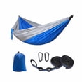 thumbnail image 1 of Hamaca portátil Ficarrico, hamaca individual o doble, accesorios para acampar para exteriores, interiores con correas para árboles, 1 of 5