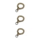 thumbnail image 2 of Greeniant resistente y duradero para un control mejorado Collar de cadena de perro de acero Collares de perro Collar de perros Oro + Plata 20 Type1 NO1, 2 of 6