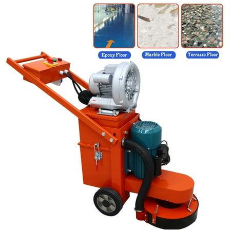 

TECHTONGDA Hand-Push Cement Ground Grinder Terrazzo Floor Polishing Machine 220V