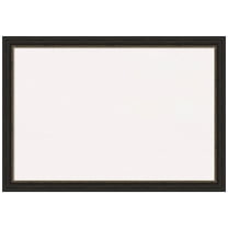 Amanti Art White Cork Board Framed Accent Bronze Narrow Bulletin Board 40 in. x 28 in.