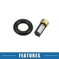 thumbnail image 7 of Unique Bargains 6 Set Fuel Injector O Rings Seals No.1439800 with Micro Filters Repair Kit for BMW X5 2001-2006, 7 of 7
