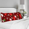 thumbnail image 2 of ABPHOTO Christmas Body Pillow Covers Pillowcase Throw Pillows 20x60 inch, 2 of 2
