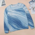 thumbnail image 6 of Sweatshirt For Womens Crewneck Colorful Marble Pattern Hoodies Teen Girls Cute, 6 of 7